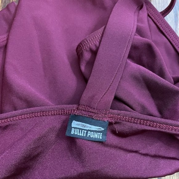 Bullet Pointe Leotard - wine color - size XS - excellent condition - dance - Picture 5 of 7